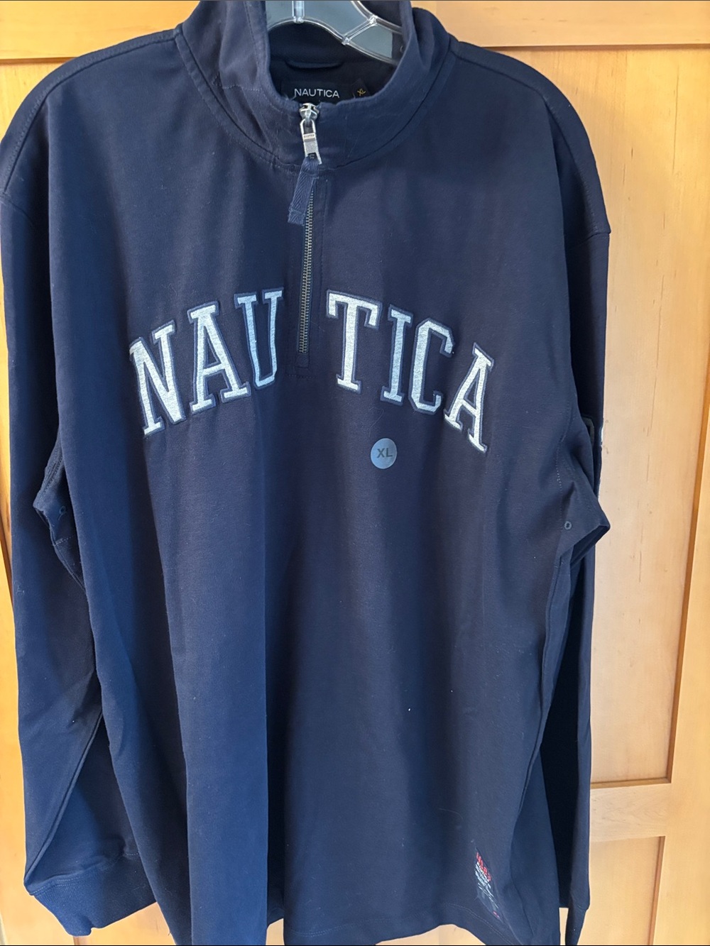 Men’s Nautica L/S navy cotton shirt